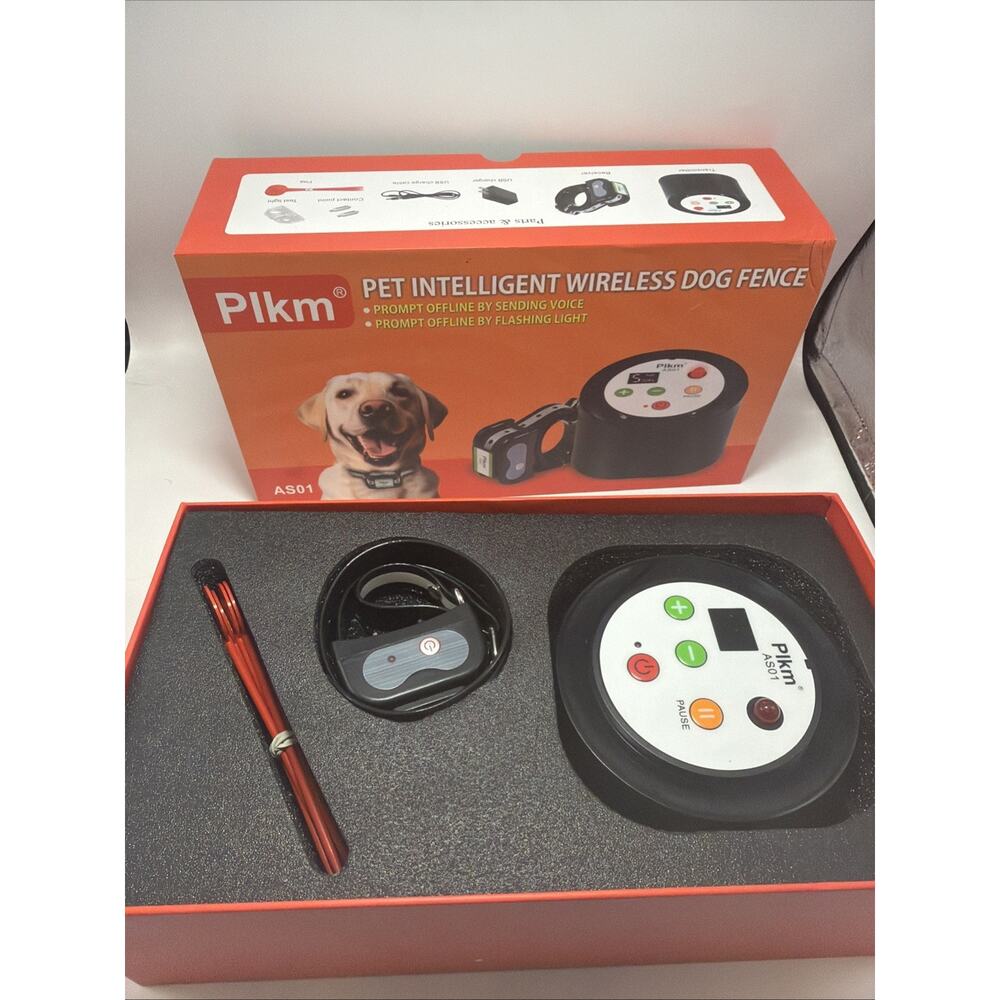 Plkm Wireless Dog Fence 2026 Newest Intelligent Pet Electric Containment System